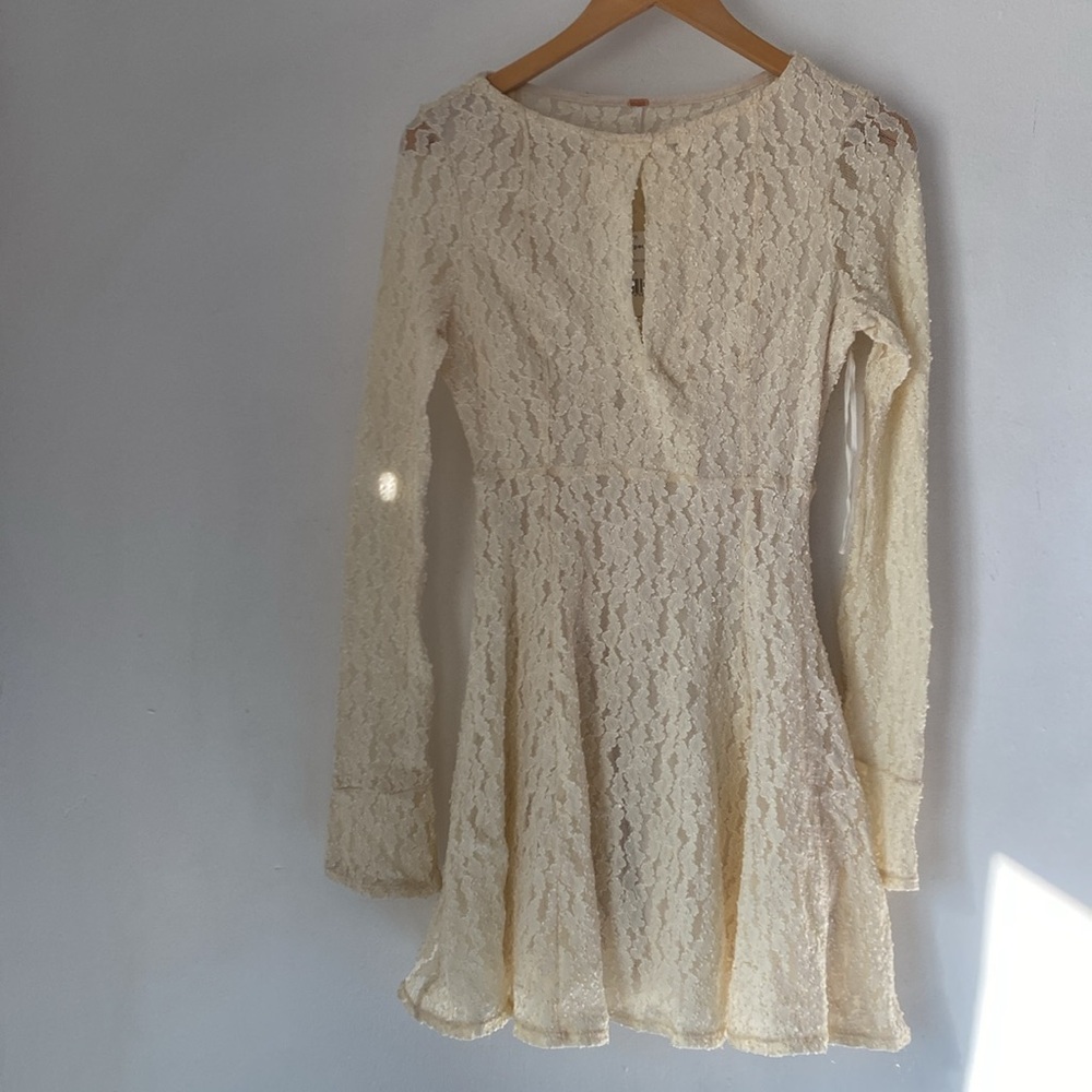 NWT Free People M Teen Witch Lace Dress. - Picture 2 of 14